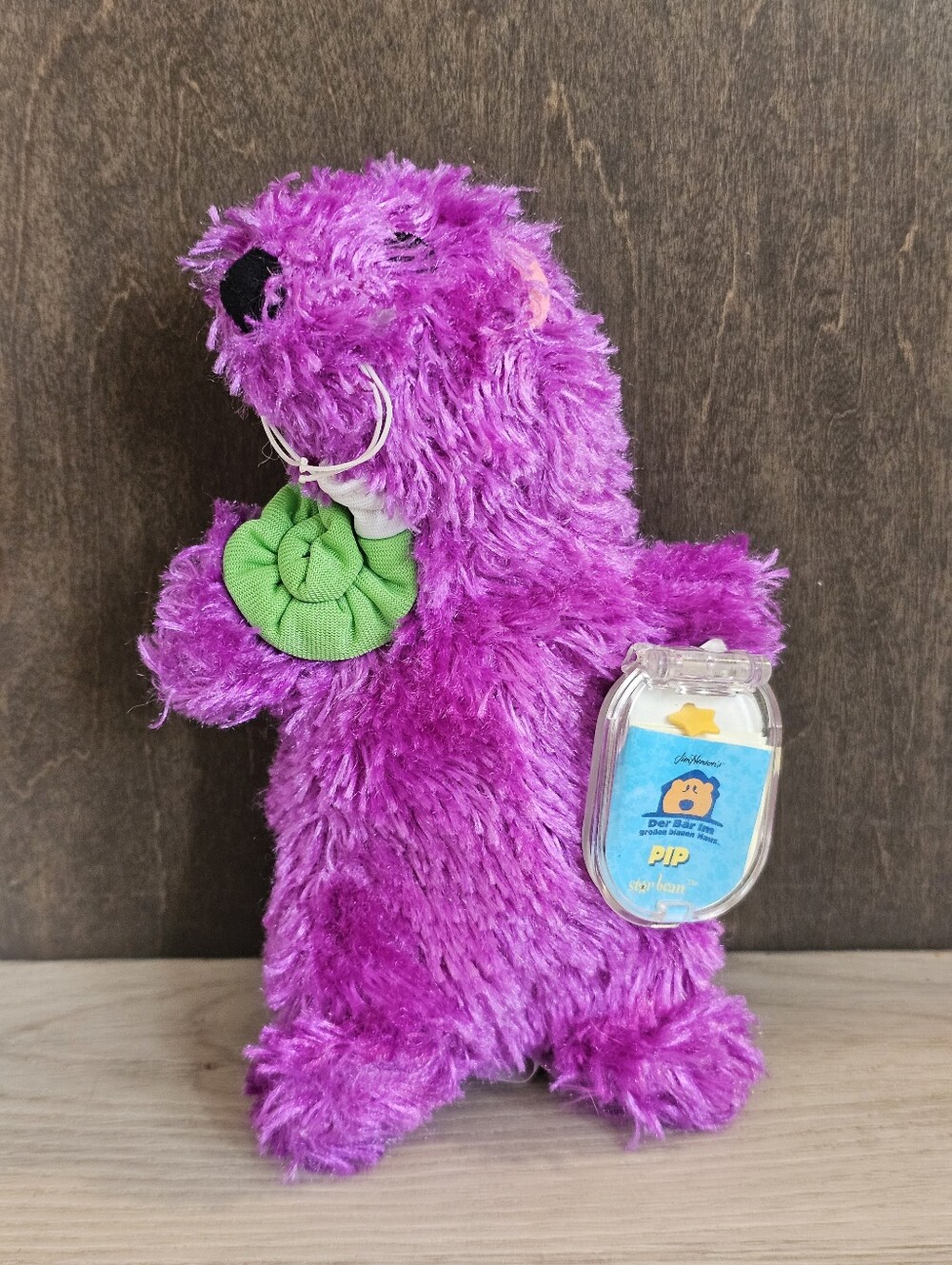 NWT Vintage 90s Star Bean Bear In The Big Blue House Pip Otter Party Plush